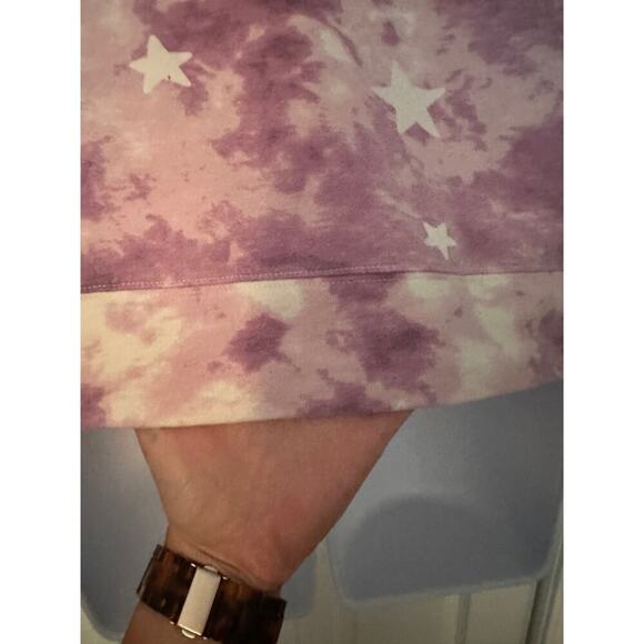Wildfox purple tie dye star sweatshirt size large - Picture 8 of 11